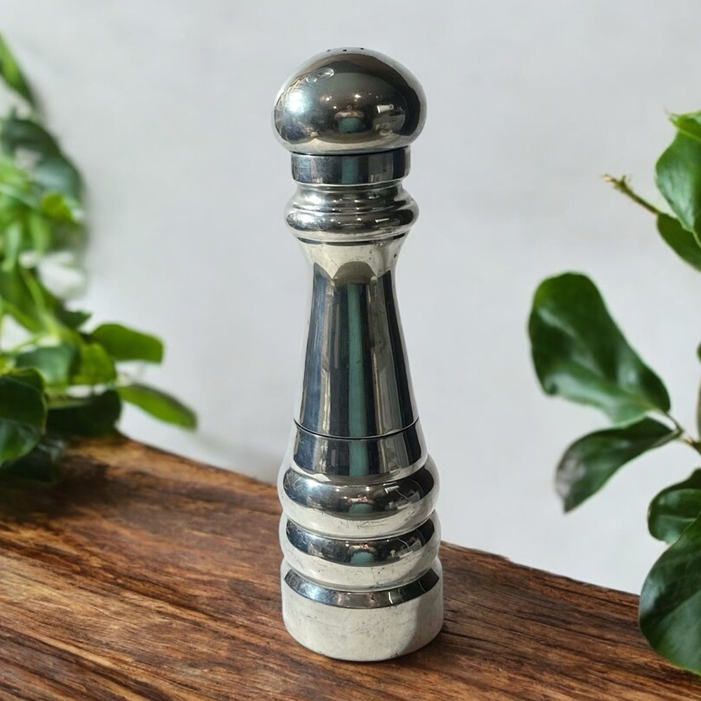 Tre Spade Large Chef Pepper Mill & Salt Shaker – 10.5” – Made in Italy 🇮🇹 VTG